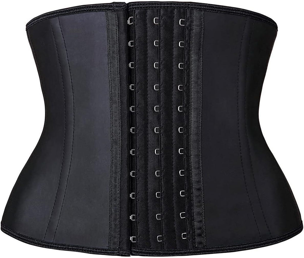 Women'S Underbust Latex Sport Girdle Waist Trainer Corsets Hourglass Body Shaper