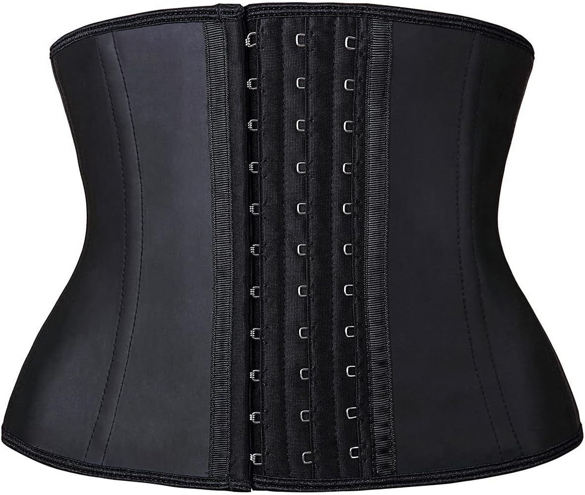 Women'S Underbust Latex Sport Girdle Waist Trainer Corsets Hourglass Body Shaper