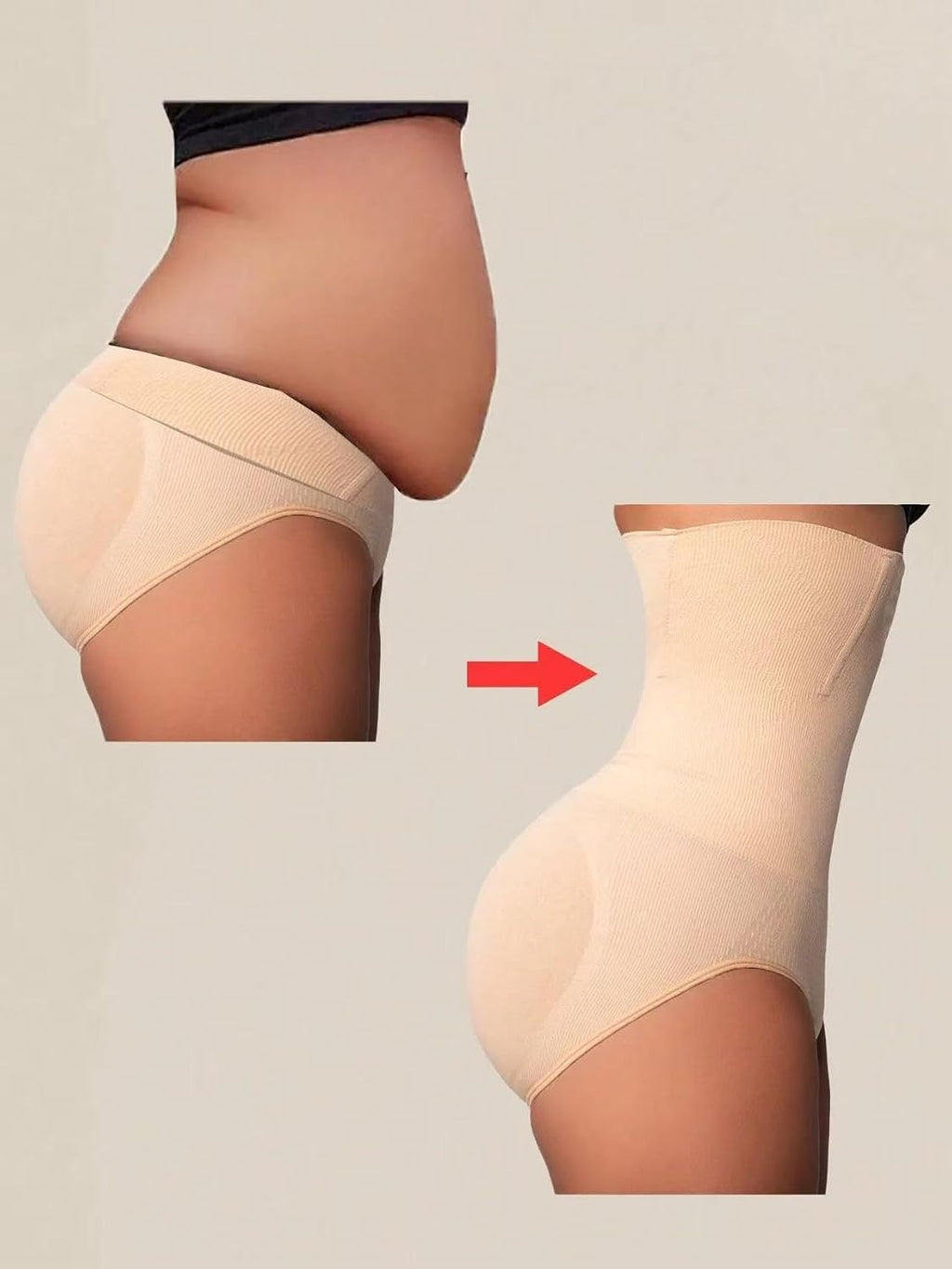 1Pc High Waist Abdomen Briefs Seamless Body Shaper Panties Breathable Waist Trainer