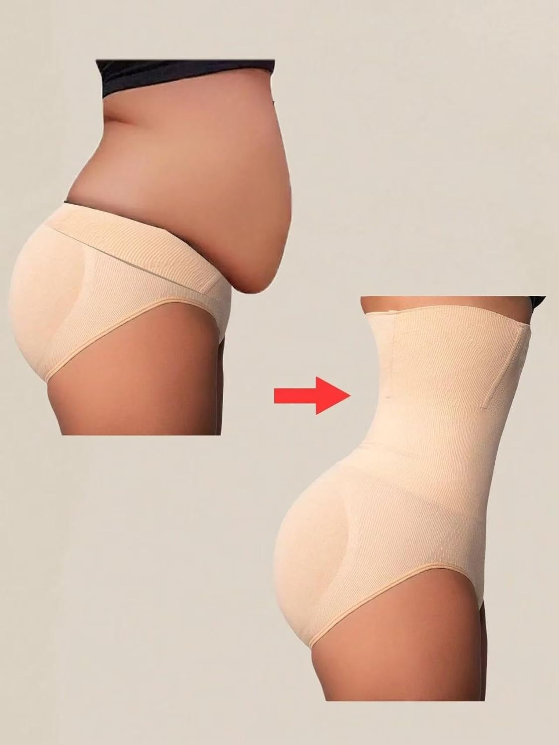 1Pc High Waist Abdomen Briefs Seamless Body Shaper Panties Breathable Waist Trainer