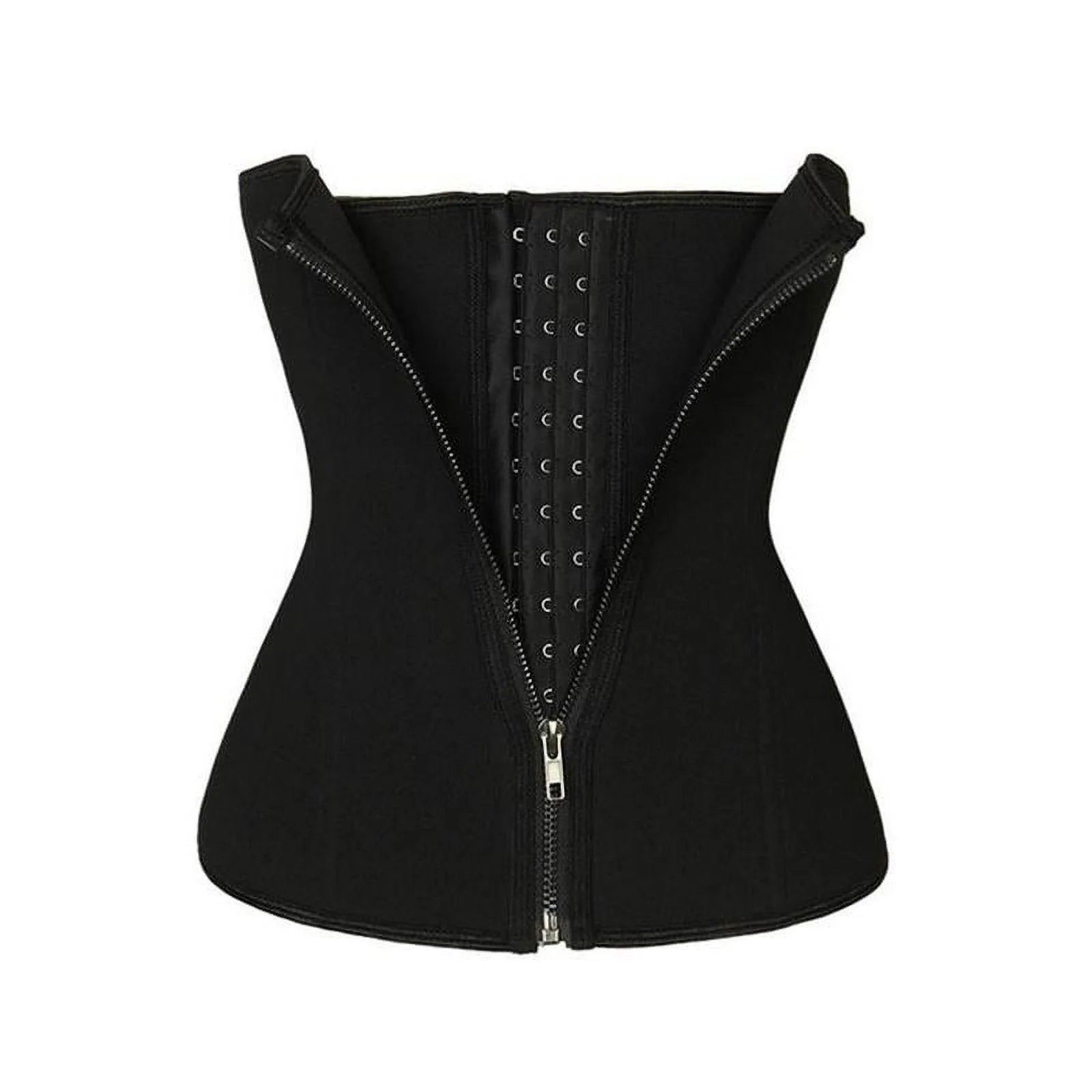 Women Seamless Waist Training Tummy Cincher Corset Shaper Trainer Bustier Slim Waistline Body Shaper, Black S-3XL