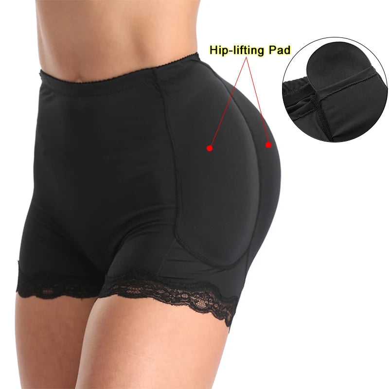 Body Shaper Women Shapewear Fake Butt Lifter Panties Hourglass Control Padded Booty Enhancer Brief Lingerie Shaper Hip Enhancer