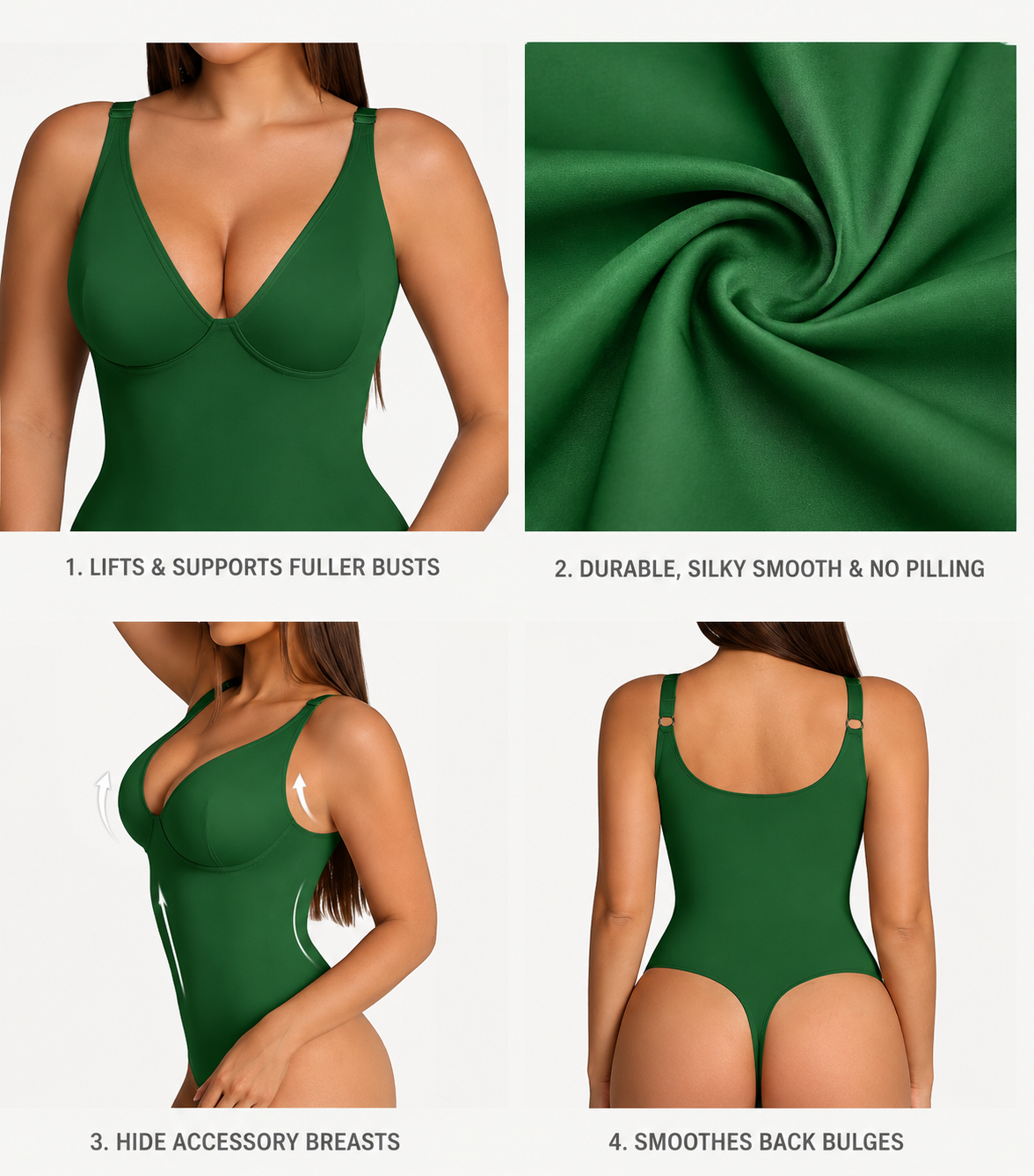 LuxeLift™ | Deep V Sculpting Bodysuit