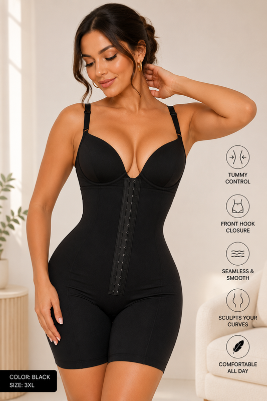 Luxury Full Body Compression Shaper | Firm Tummy Control