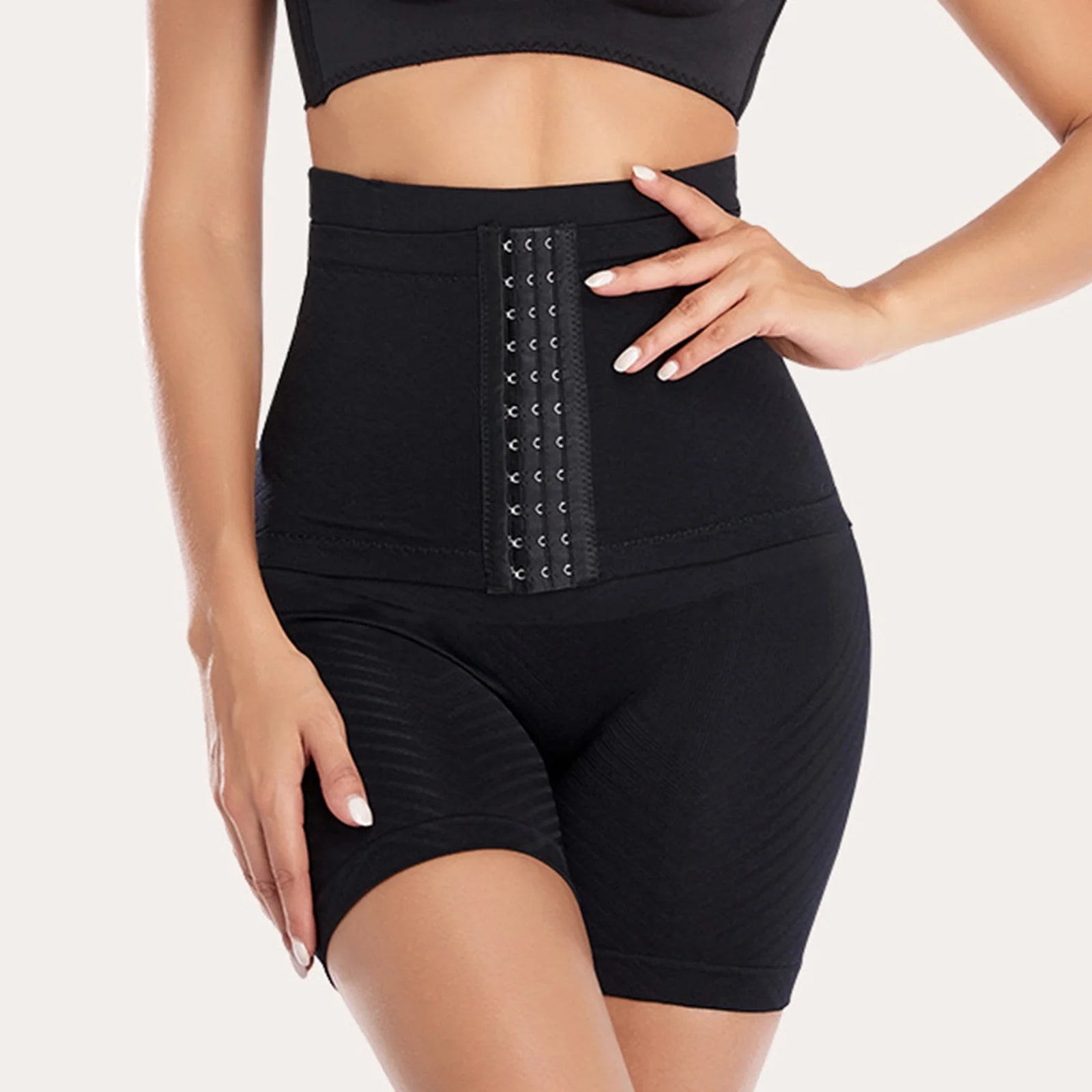 Body Shaper for Women High-Waisted Full Body Shaper Body Underwear Black 5XL