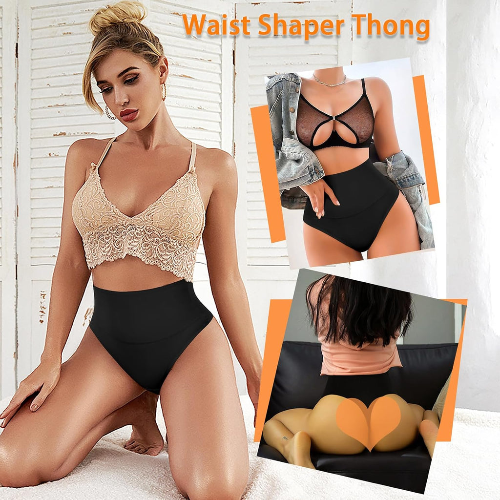Tummy Control Thong Shapewear for Women Seamless Shaping Novelty Thong Panties Body Shaper Underwear